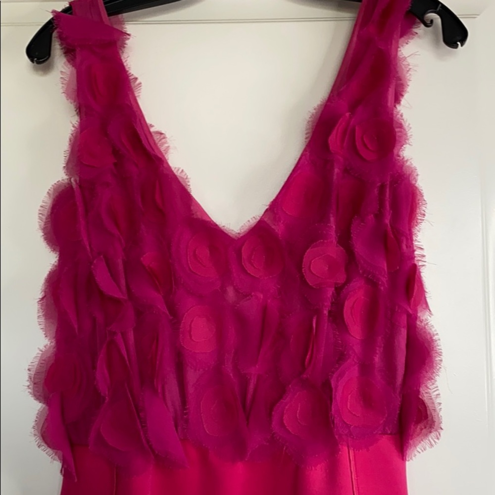 very beautiful raspberry evening dress